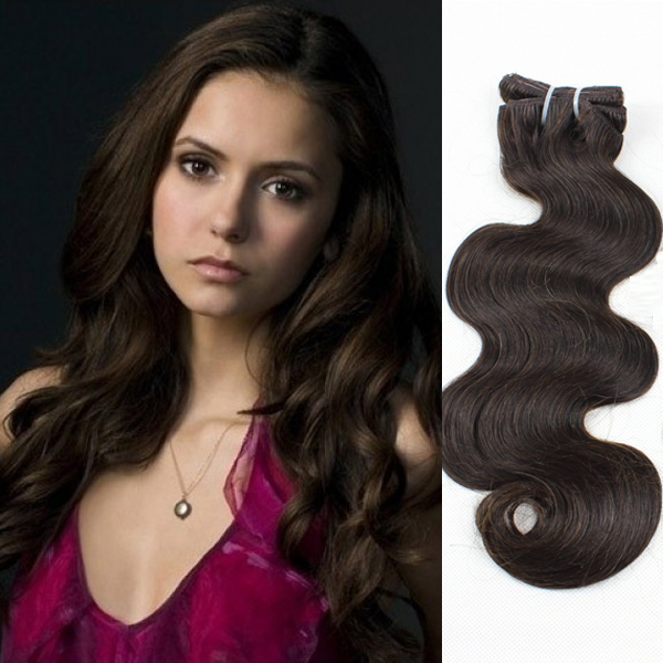 Dark brawn color hair clips for extensions  LJ18